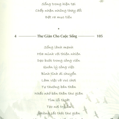 Hiểu Và Ứng Dụng Nhanh Nguồn Cảm Hứng Sống Vui Khoẻ Và Thanh Thản Mỗi Ngày - Phương Pháp Thư Giản - Dr Sarah Brewer; Duyên Nguyễn dịch