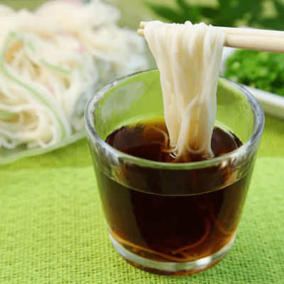 Nước Tương Tsuyu ăn mì Soba & mì Udon { Yamamori } chai 500ML [Không chất bảo quản]