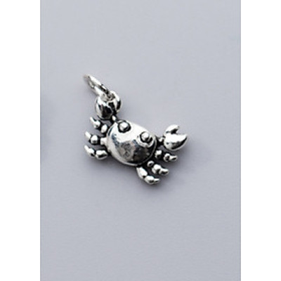 Charm bạc hình cua nhỏ mặt treo - Ngọc Quý Gemstones