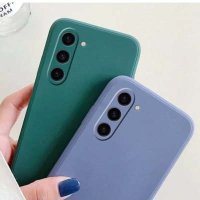 Ốp lưng silicon case cho Samsung Galaxy S23 FE mỏng 0.3mm chống bám bẩn mặt lưng siêu mềm mịn, có gờ bảo vệ camera - hàng nhập khẩu