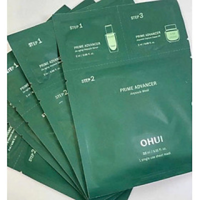 Mặt Nạ Ohui Xanh Prime Advancer - Ohui Prime Advancer 3-Step Mask