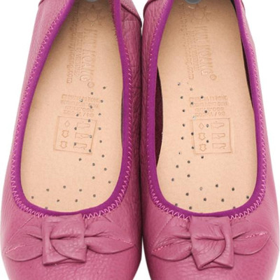 Giày Nữ Búp Bê Da Bò Huy Hoàng HT7911 - Tím