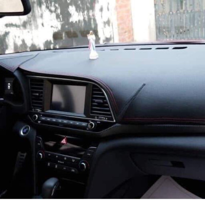 Thảm da Taplo vân carbon Cao cấp dành cho xe Toyota Vios 2019