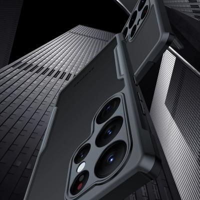 Ốp lưng cho Samsung Galaxy S23, S23 Ultra, S23 Plus, S23 FE hiệu XUNDD trong viền màu chống ố, chống sốc cao cấp - Hàng chính hãng