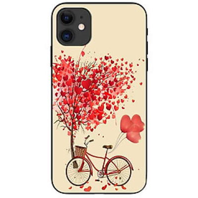 Ốp lưng dành cho Iphone 12 Mini mẫu Xe Đạp Tình Yêu