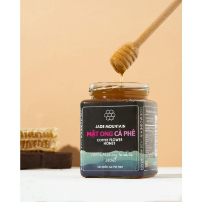 Combo 2 Mật Ong Hoa Cà Phê Jade Mountain Kết Tinh Tự Nhiên Chất Lượng Tốt 380ml