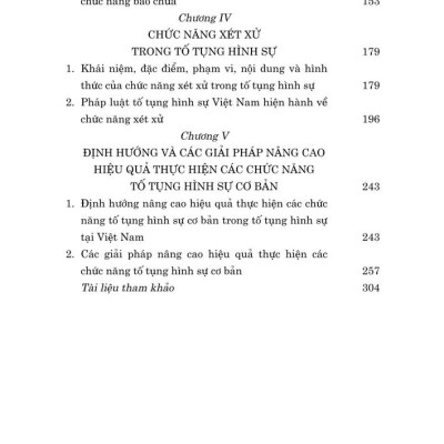 Các chức năng tố tụng hình sự cơ bản trong nhà nước pháp quyền xã hội chủ nghĩa Việt Nam (Sách chuyên khảo)