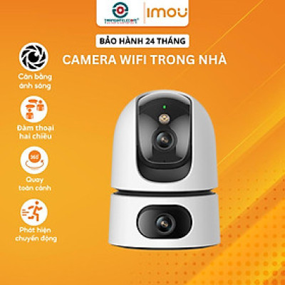 Camera WIFI IMOU 2 Mắt Ranger Dual S2XP 6MP, 10MP Xoay 360 Độ Trong Nhà - TRANGIATELECOM Hàng chính hãƞg Hàng nhập khẩu