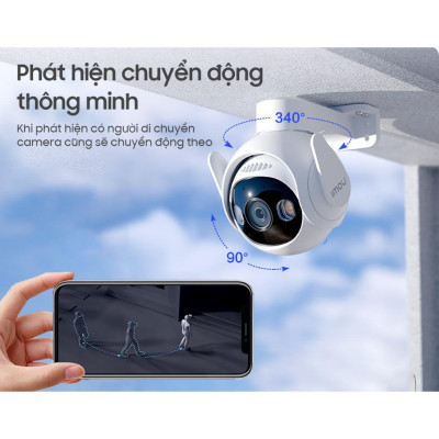 Camera IP Wifi IMOU Cruiser GS7EP 3MP và 5MP có màu ban đêm, đàm thoại 2 chiều - TRANGIATELECOM Hàng chính hãƞg Hàng nhập khẩu