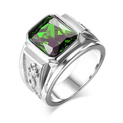 Nhẫn nam titan đẹp cao cấp thời trang inox thép không gỉ kiểu cham rồng trangsucpt đá đỏ PTNNA249