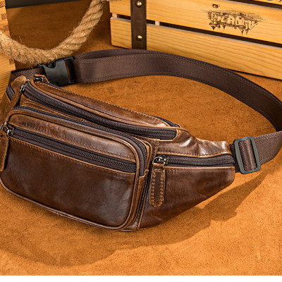 Túi Bao Tử, Túi Đeo Bụng, Túi Đeo Vai  Da Bò Marrant BHM8879