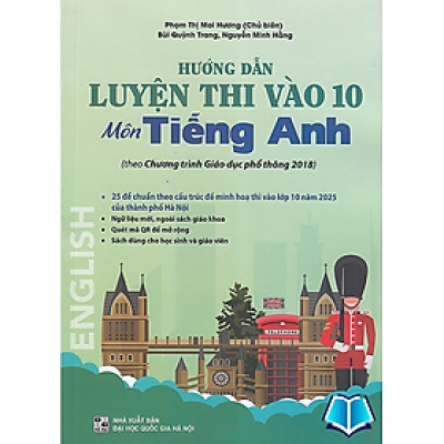 Sách - Lớp 9 - Hướng dẫn luyện thi vào 10 môn tiếng Anh (sách mới 2024)