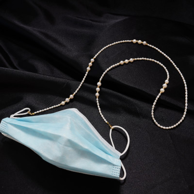 Phụ kiện kính chuỗi ngọc trai abs dây chuyền đeo cổ đeo kính cần kính râm kính thời trang đa phong cách nam và nữ