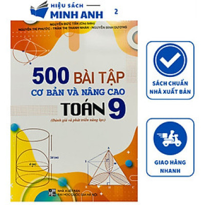 Sách - 500 bài tập cơ bản và nâng cao Toán 9