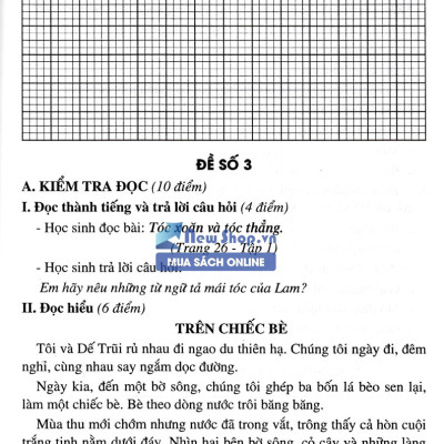 Đề Kiểm Tra Môn Tiếng Việt Lớp 2 (Bám Sát SGK Chân Trời Sáng Tạo) - HA