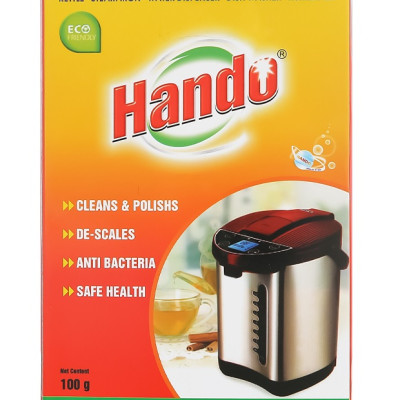 Bột tẩy cặn nước đá vôi ấm đun,bình đựng nước Hando 100Gr