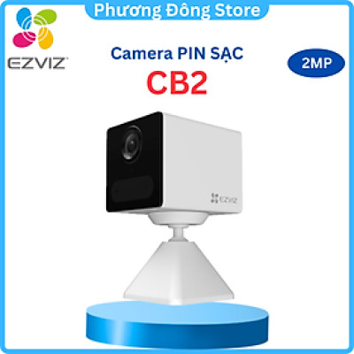 Camera IP WiFi Trong Nhà Pin sạc EZVIZ BC2 hồng ngoại không dây 2.0 Megapixel dùng Pin Sạc 2000 mAh, Đàm Thoại 2 Chiều - Hàng Chính Hãng