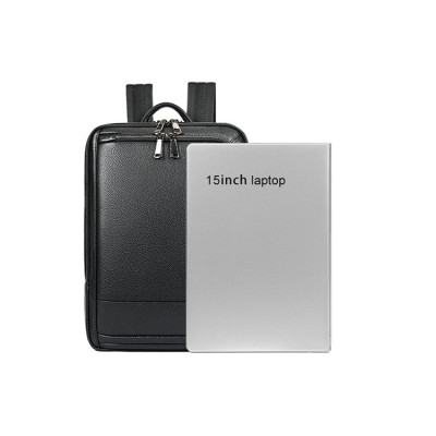 Balo nam da bò BAOHA LEATHER BHM2304 Ba lô laptop 16inch, thiết kế mới đa năng hơn