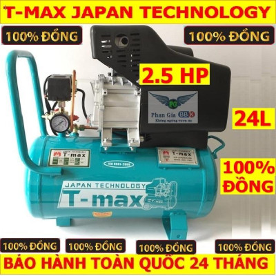 [chính hãƞg] Máy Nén Khí Có Dầu Liền Trục TMAX 3.0 HP 30L, Máy nén khí 100% dây đồng, Bảo hành 1 năm