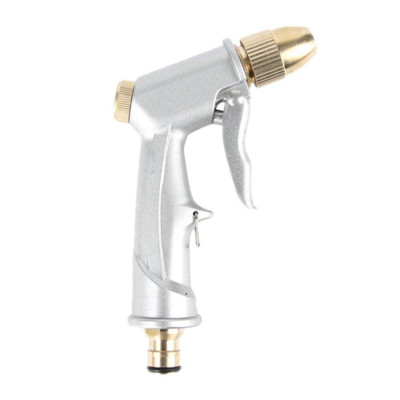 Vòi nước vòi phun nước rửa xe tưới cây tăng áp thông minh + bộ dây bơm nước cao cấp TLG  loạI 20m  (vòi bạc-dây trắng) 701498-1