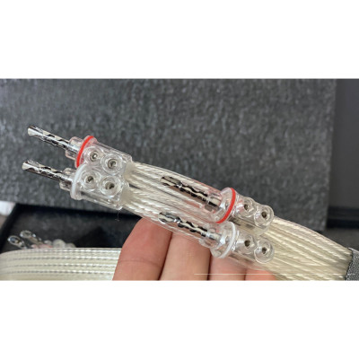 Dây loa Audiomeca S30 mạ bạc cao cấp 1,5m | Jack bắp chuối | Lõi đồng OFC tinh khiết | Chất âm trung thực và chính xác | Truyền tải âm thanh rõ ràng, chi tiết | Thiết kế chống nhiễu tốt | Vỏ bọc PVC bảo vệ | Chất lượng hi-end | Hàng Nhập Khẩu