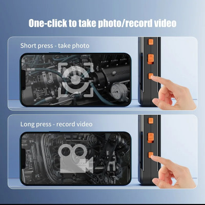 Quà tặng trị giá 299K | Máy Nội Soi Mini ROGTZ F300 | Ống Kính Kép 3.9mm | Chống Nước IP67 | LED HD | WiFi |  Tương Thích Android iOS | Cáp 2 Mét - Hàng Chính Hãng