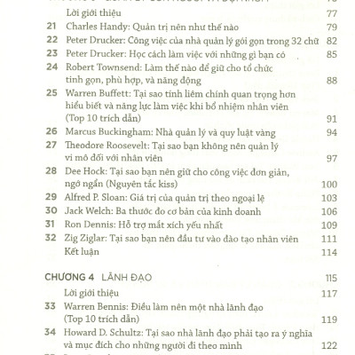 Trí Tuệ Quản Trị Từ Những Doanh Nhân Và Nhà Quản Trị Hàng Đầu Thế Giới