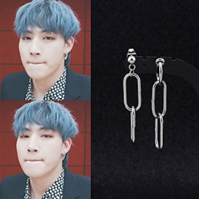 Khuyên tai hình khối độc đáo sáng tạo so cool