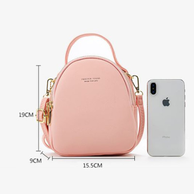 Balo Nữ Mini Thời Trang FORVER YOUNG Da Mềm Nhiều Ngăn, Siêu Tiện Dụng. Balo Mini Phong Cách Thời Trang Hàn Quốc, Trẻ Trung, Cá Tính