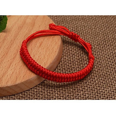 Vòng tay chỉ đỏ may mắn sức khỏe (bản lớn)