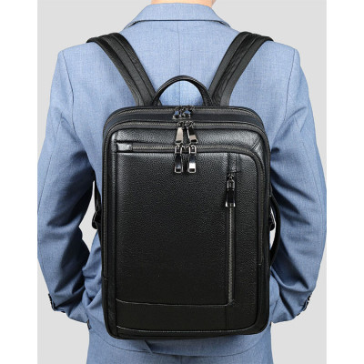 Balo nam da bò BAOHA LEATHER BHM2304 Ba lô laptop 16inch, thiết kế mới đa năng hơn