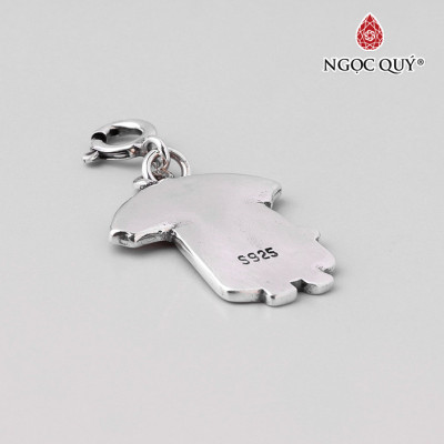 Charm bạc treo hình vô diện cầm dù -  Ngọc Quý Gemstones