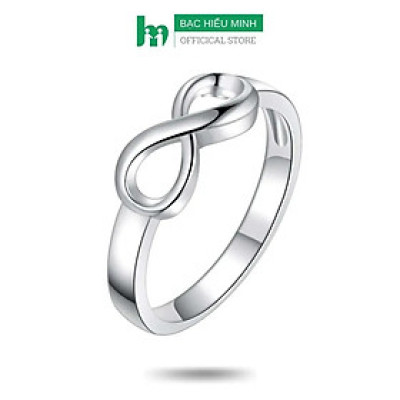 Nhẫn Nữ Bạc Hình Vô Cực Infinite BẠC HIỂU MINH NU092S