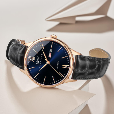 Đồng hồ nam chính hãng IW CARNIVAL IW529G-2 Kính sapphire ,chống xước ,Chống nước 30m ,Bảo hành 24 tháng,Máy cơ (Automatic),dây da cao cấp, thiết kế đơn giản dễ đeo