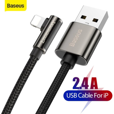 Cáp sạc nhanh Baseus legend Series siêu bền 2.4A USB-IP CATCS - Hàng chính hãng