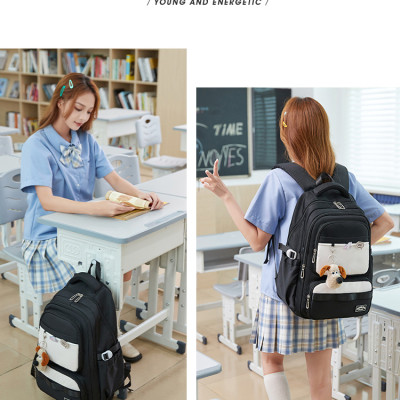 Balo thời trang phong cách Hàn Quốc dày dặn chống thấm nước dùng cho đi học, đi chơi - BEE GEE – BLTT9059A
