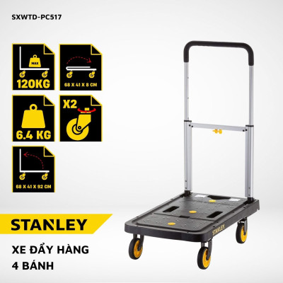 Xe Đẩy Tay 4 Bánh Cao Cấp (Có thể gấp gọn) STANLEY PC517