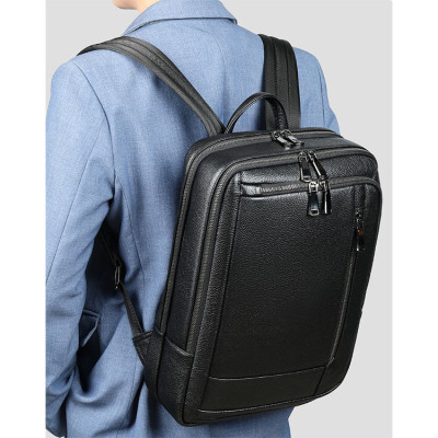 Balo nam da bò BAOHA LEATHER BHM2304 Ba lô laptop 16inch, thiết kế mới đa năng hơn