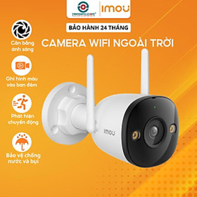 Camera Wifi Ngoài Trời 3MP IMOU IPC-F32P I Phát Hiện Chuyển Động, Chuẩn Chống Nước ip67 - TRANGIATELECOM Hàng chính hãƞg Hàng nhập khẩu