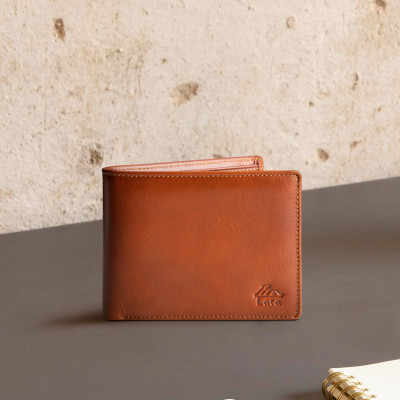 Ví nam da bò Lata ( Thời trang nam - Ví da thật LVN84 )