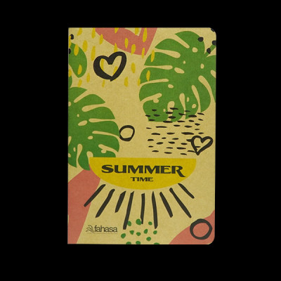 Combo 5 Tập Sinh Viên 4 Ly Ngang 200 Trang ĐL 70g/m2 - FAHASA - Bìa Kraft (Mẫu Màu Giao Ngẫu Nhiên)