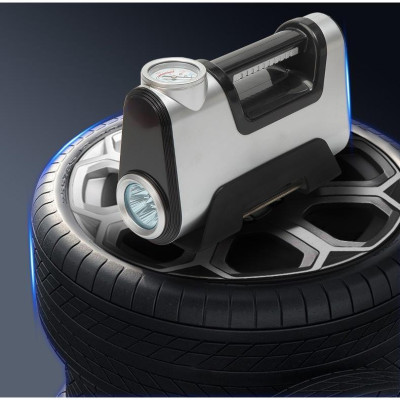 Bơm ô tô 12V đa năng cao cấp 2 xilanh