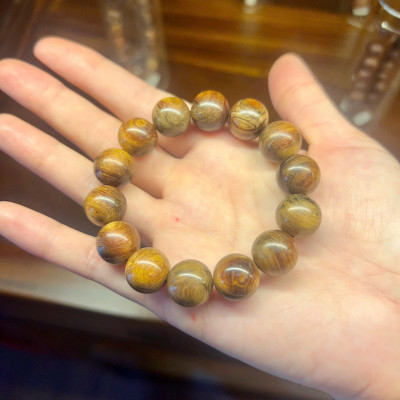 Vòng gỗ Bách Xanh - size 16li - Mùi thơm dịu nhẹ phong thuỷ sức khoẻ bình an