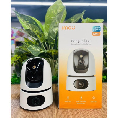 Camera WIFI IMOU 2 Mắt Ranger Dual S2XP 6MP, 10MP Xoay 360 Độ Trong Nhà - TRANGIATELECOM Hàng chính hãƞg Hàng nhập khẩu