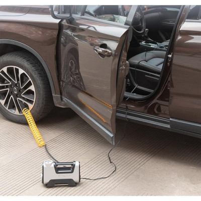 Bơm ô tô 12V đa năng cao cấp 2 xilanh