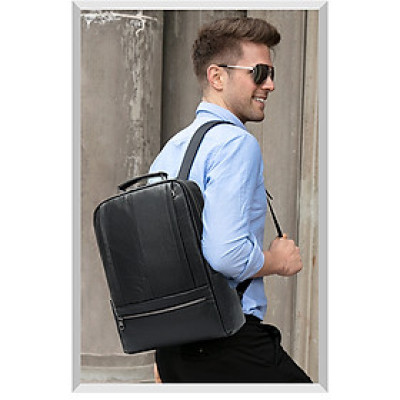 Balo laptop 16inch cao cấp BHM8723 Ba lô nam Da bò thật