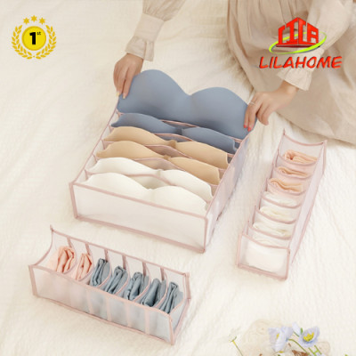 Túi Vải Lưới Đựng Đồ Lót Tất Vớ Nhiều Ngăn Siêu Tiện Lợi, Tiết Kiệm Không Gian - Hàng Chính Hãng (Giao Màu Ngẫu Nhiên)