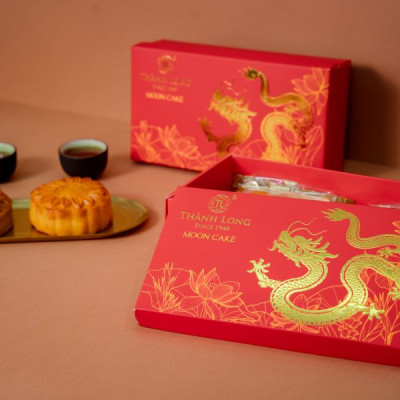 Hộp 2 bánh trung thu 2 trứng 270g - Thành Long (540g) - Việt Nam