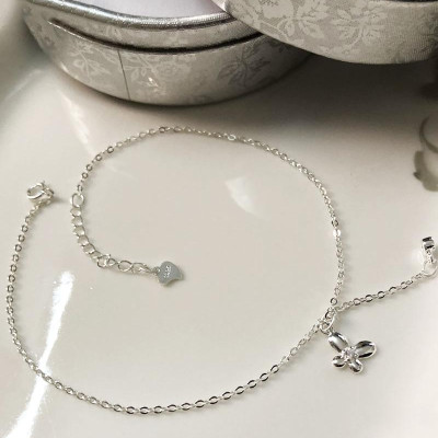 Lắc chân bạc Ý S925 Bạc Xinh Huệ Ngân RYBJ50044