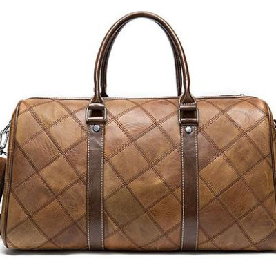 Túi trống Túi du lịch chuẩn da bò BHM8883 Bền bỉ không bong tróc